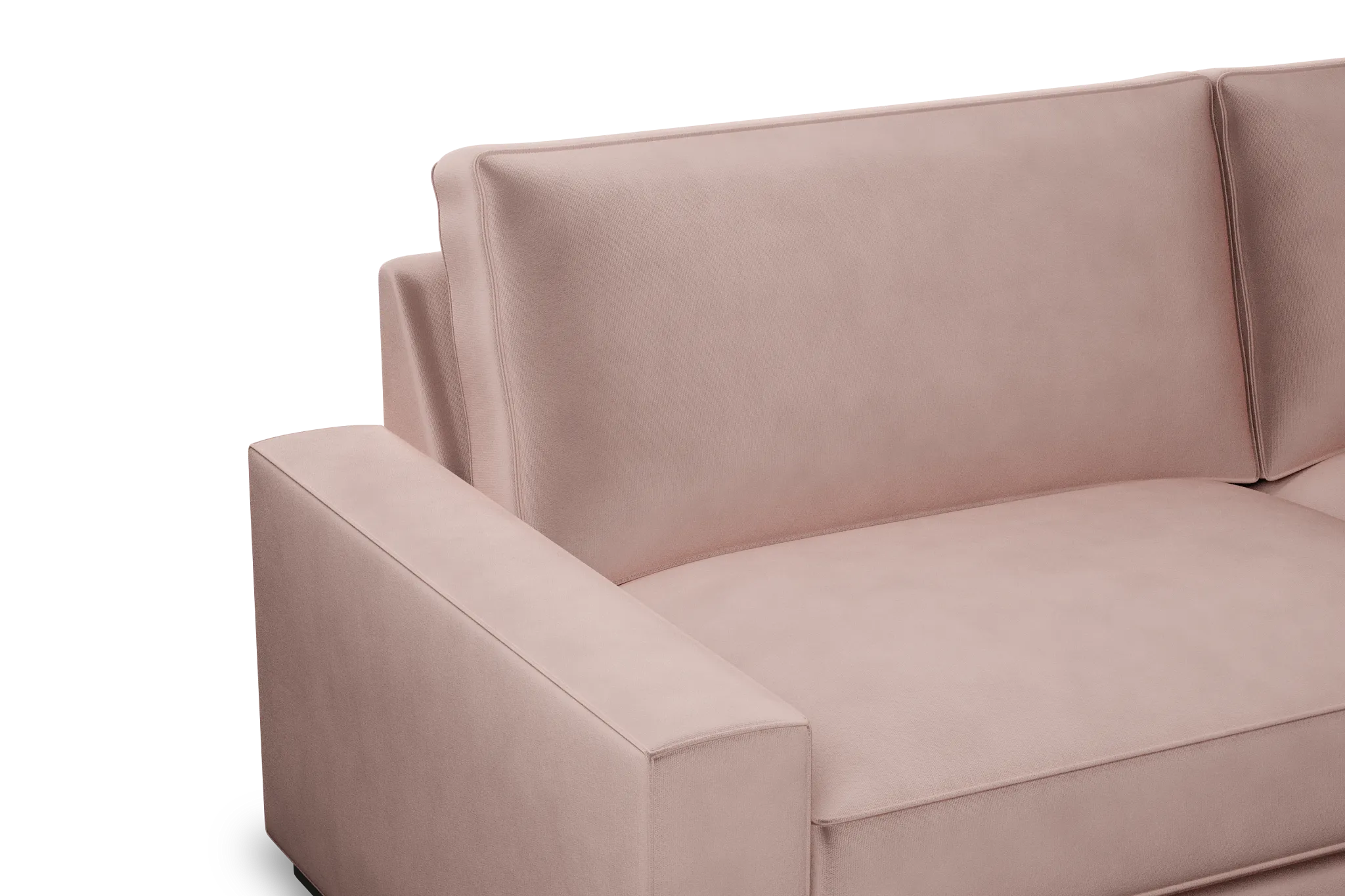 Edgewater Joya Light Pink 96" Sofa W/ 2 Cushions
