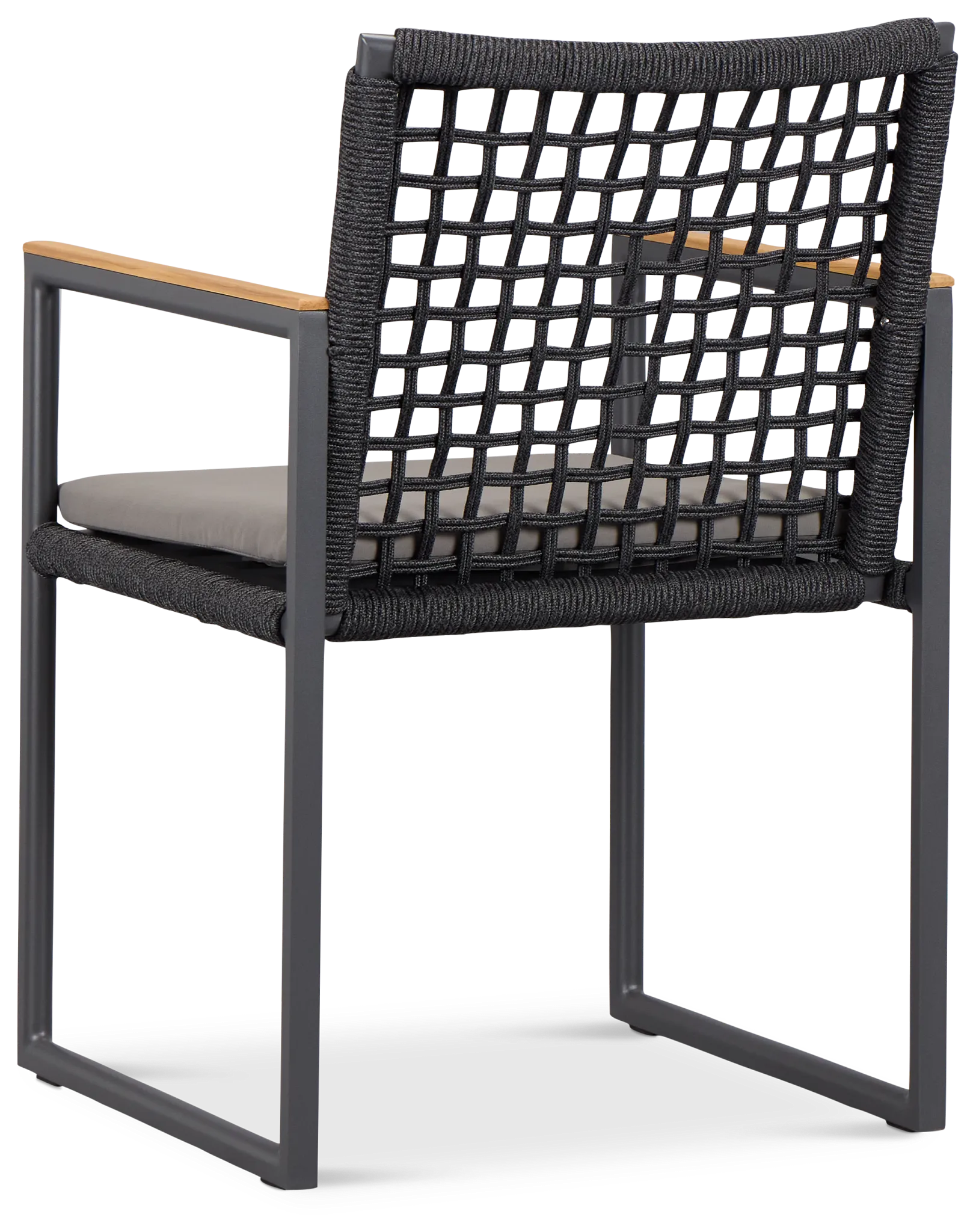 Sunrise Dark Gray Teak Arm Chair