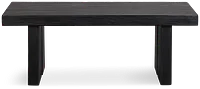 Ronan Black Rectangular Coffee Table