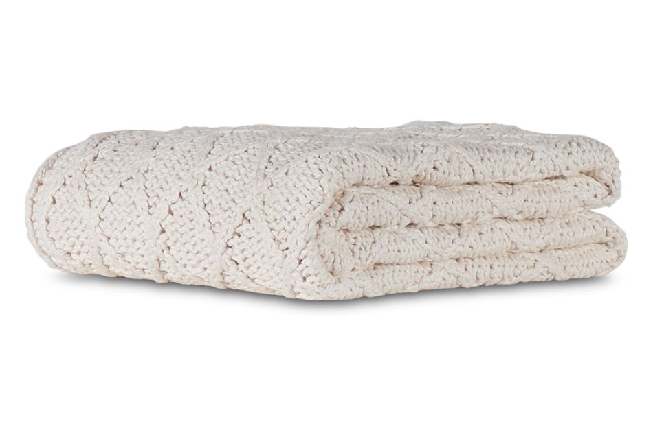 Catalina Ivory Throw