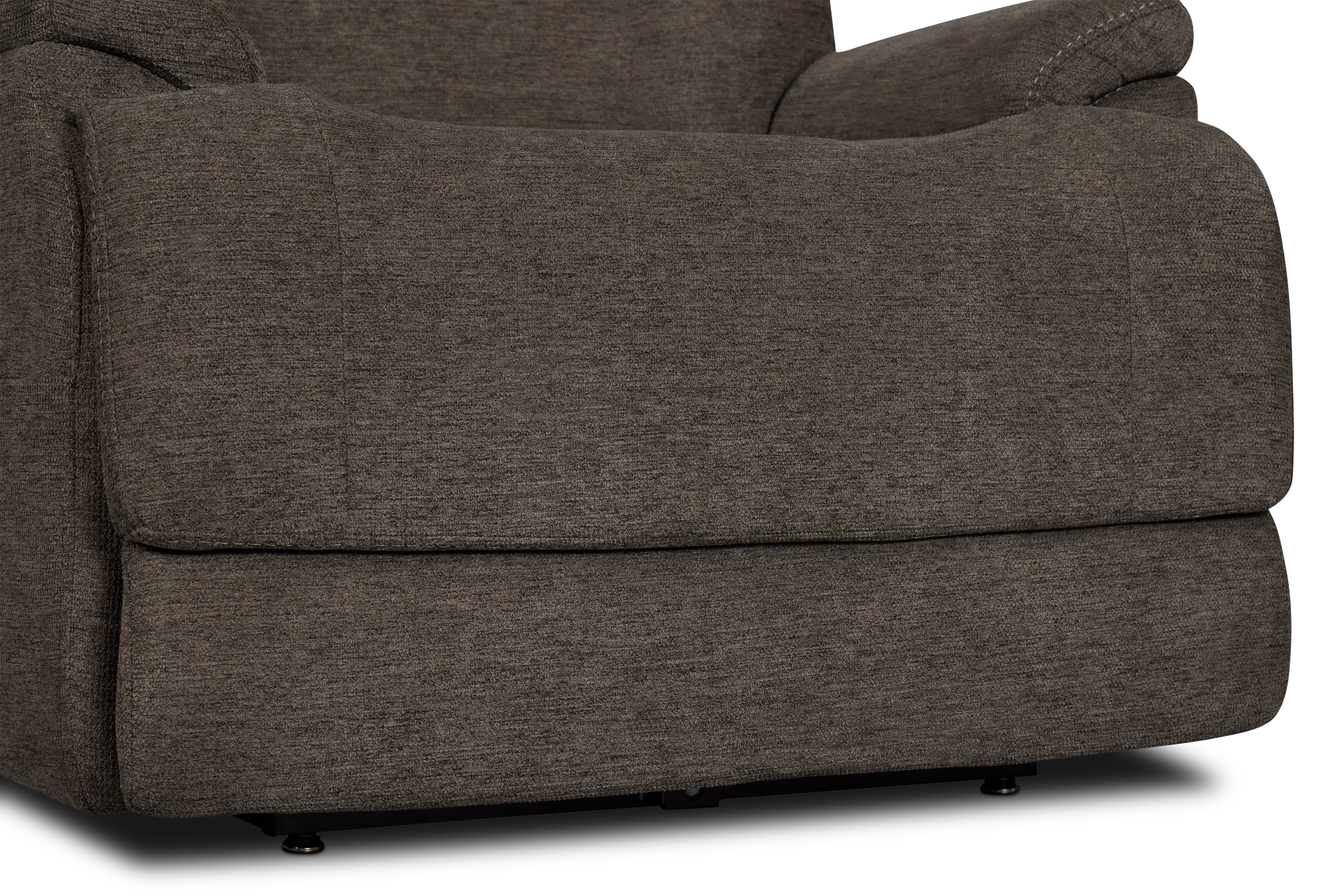 Zecliner Model 2 Plus Dark Gray Fabric Power Lift Recliner