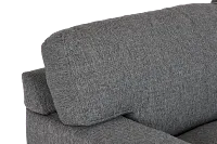 Veronica Dark Gray Down Small Two-arm Sectional