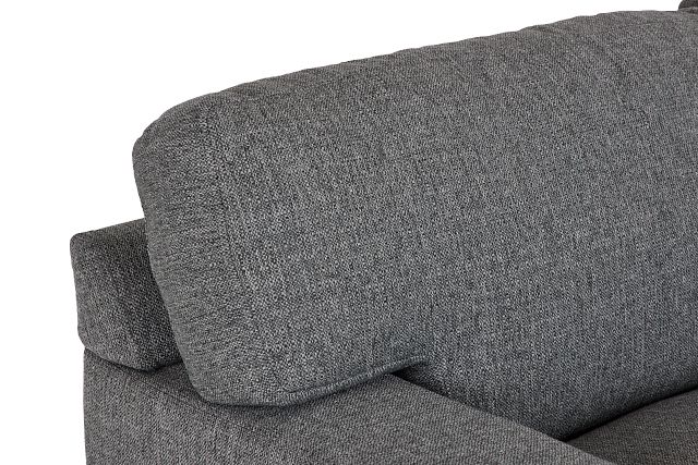 Veronica Dark Gray Down Small Two-arm Sectional (5)