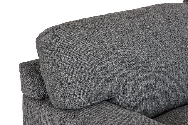 Veronica Dark Gray Down Small Two-arm Sectional