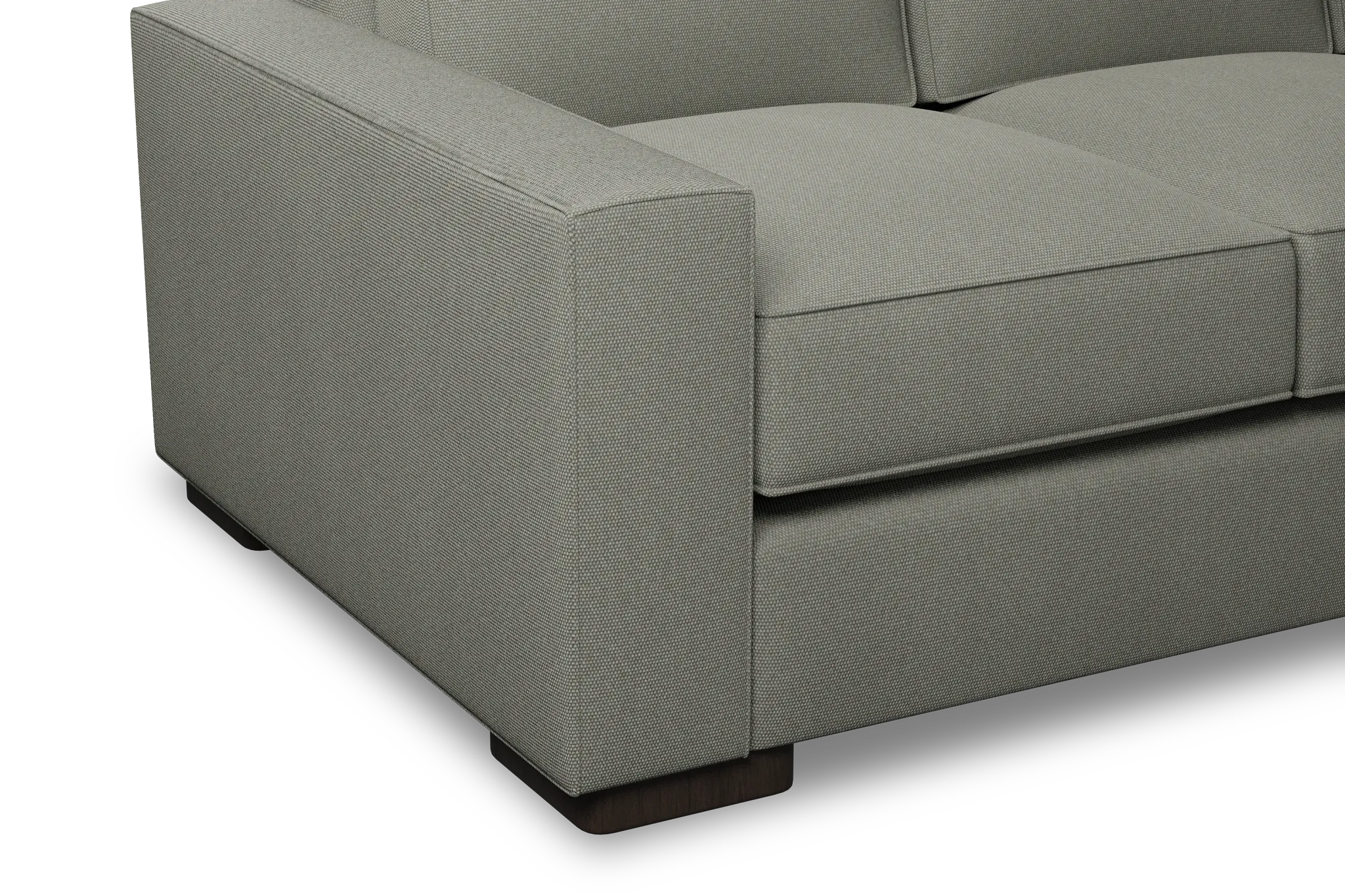 Edgewater Delray Pewter 84" Sofa W/ 3 Cushions