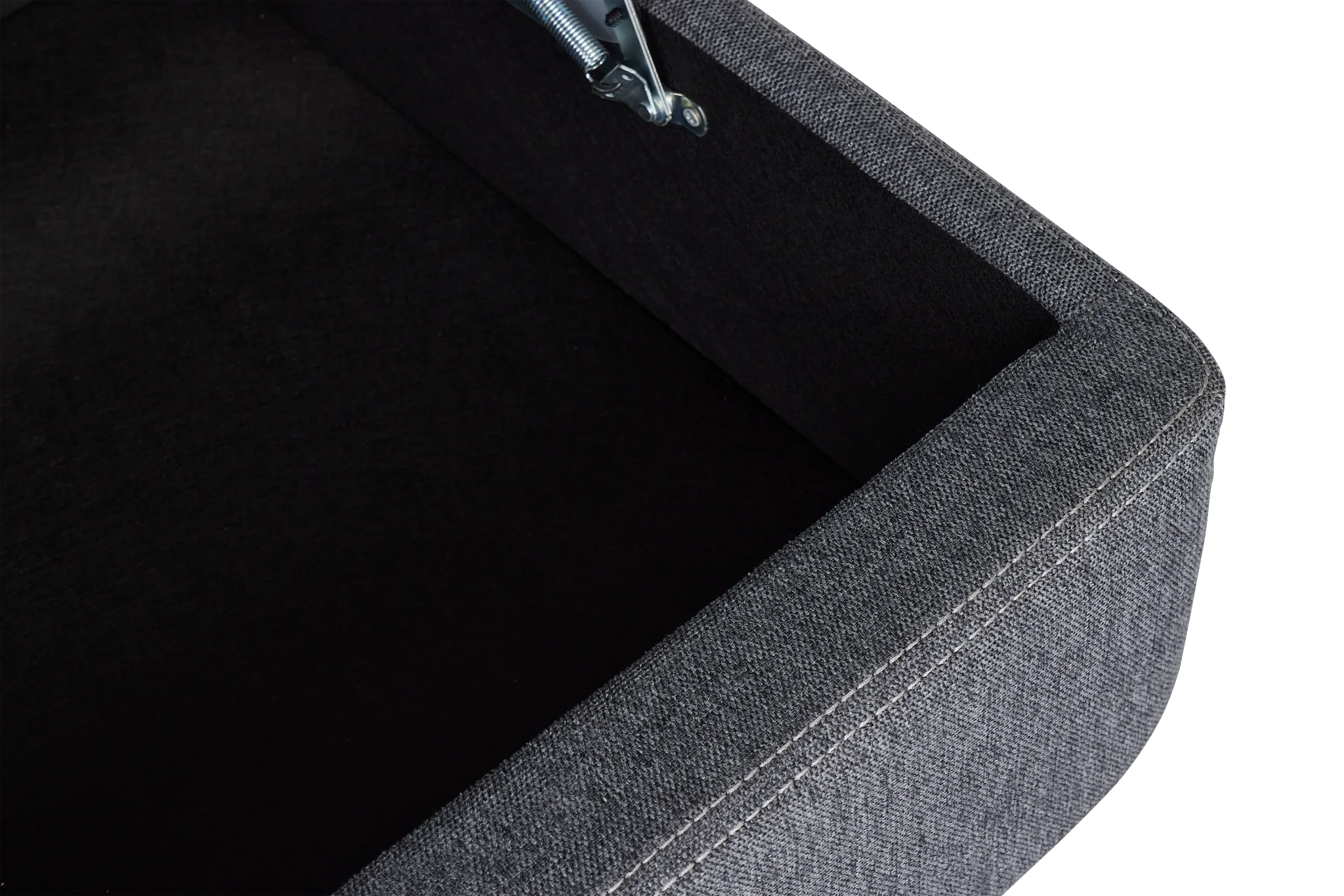 Callum Dark Gray Fabric Small Right Power Chaise Sleeper Sectional