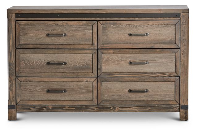 Lancaster Mid Tone Wood Dresser