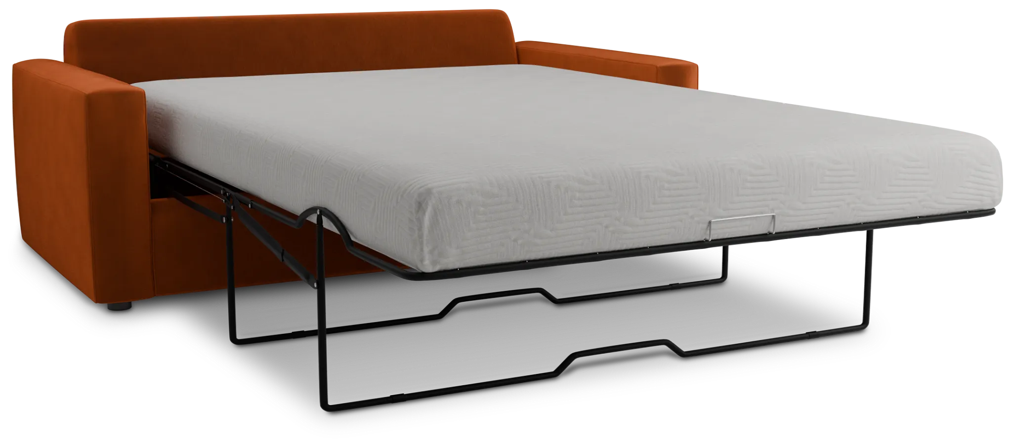 Siesta Joya Orange Fabric Memory Foam Sleeper