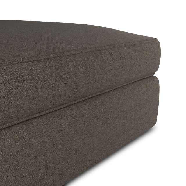 Siesta Elite Brown Fabric Ottoman