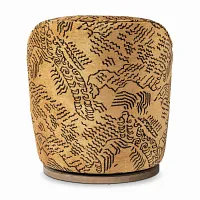 Four Hands Sevi Yellow Velvet Swivel Accent Chair