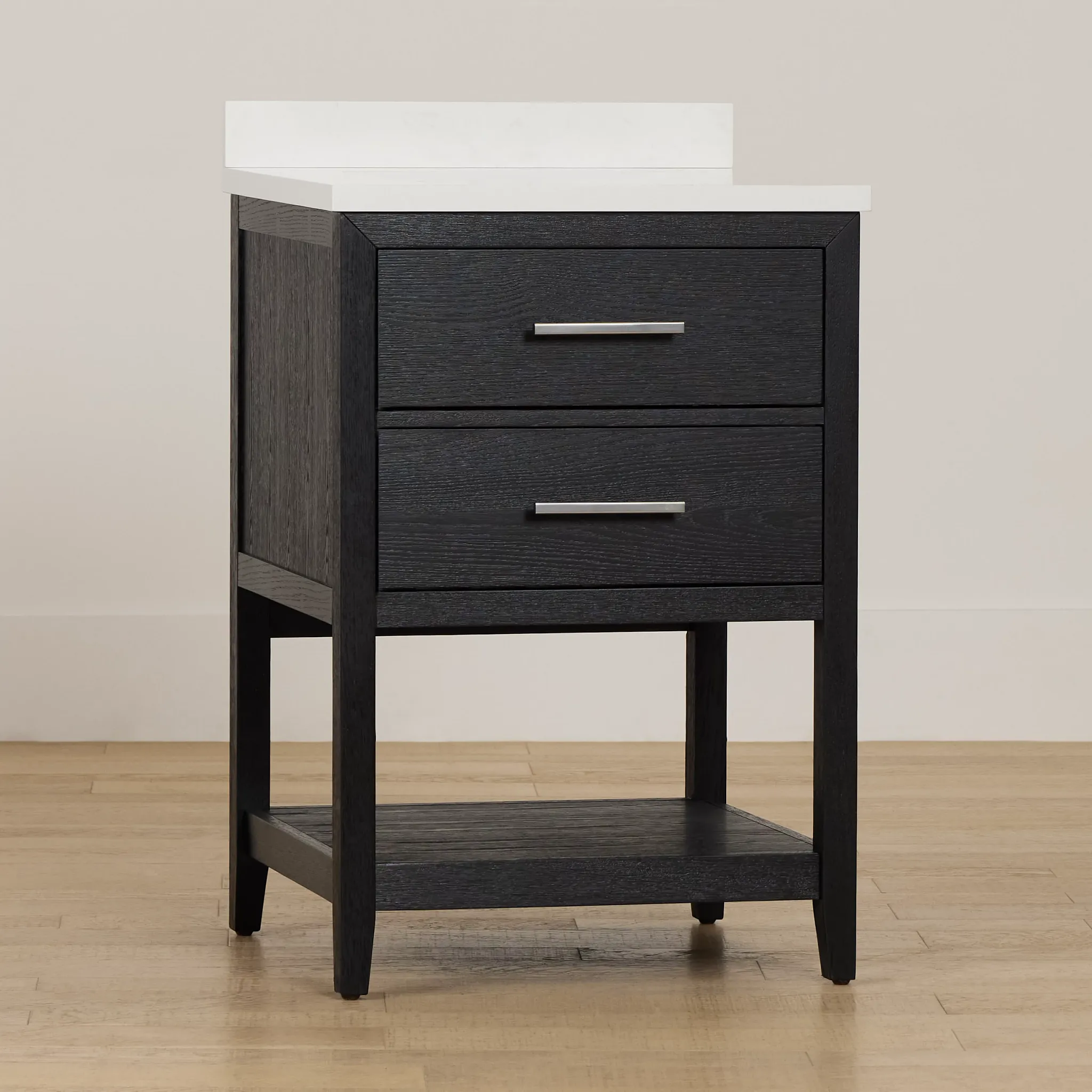 Alden Black 24" Single Bathroom Vanity