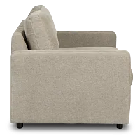 Addie Gray Fabric 2-piece Modular Storage Sofa