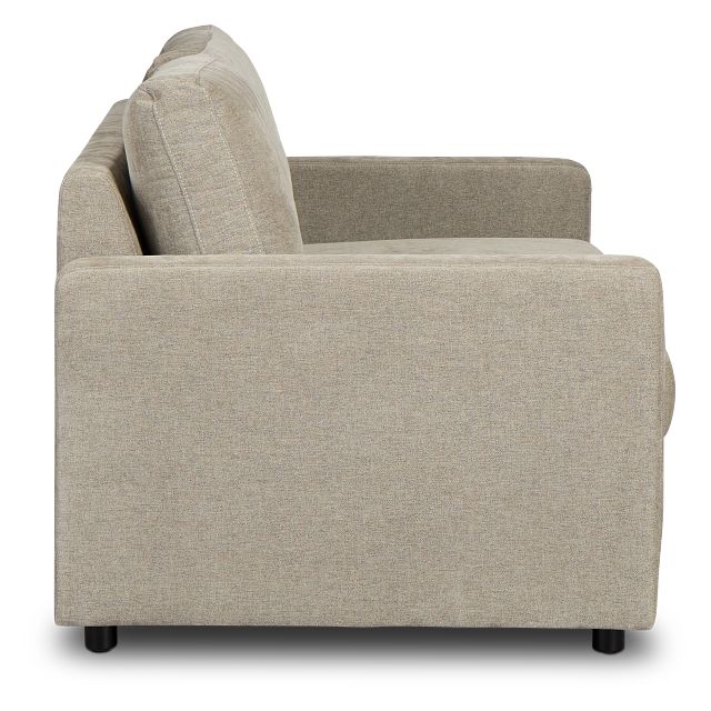 Addie Gray Fabric 2-piece Modular Storage Sofa