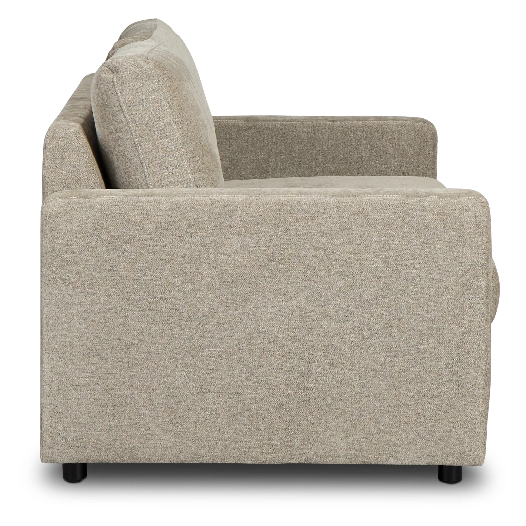 Addie Gray Fabric 2-piece Modular Storage Sofa
