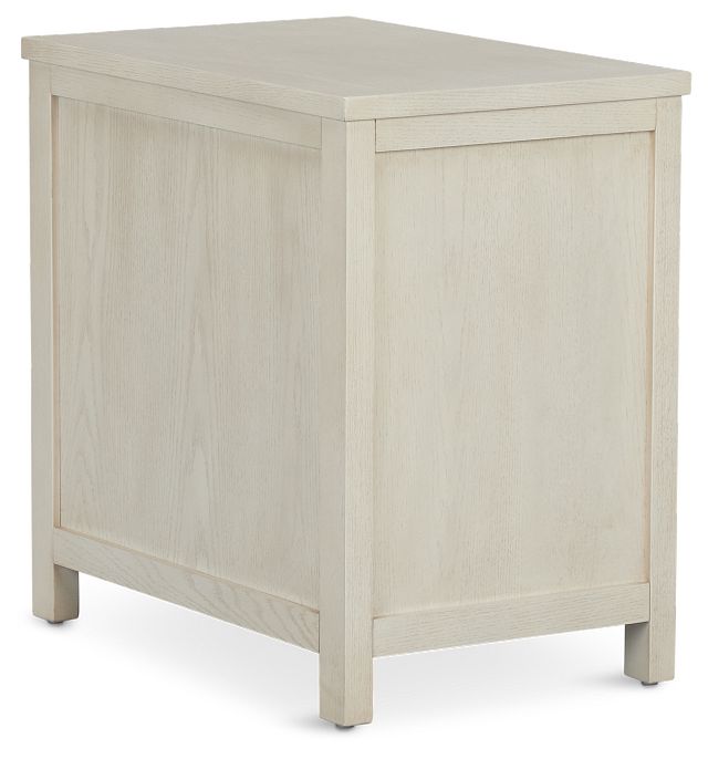 Ellie White Chairside Table