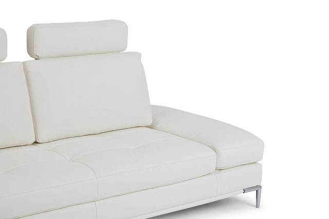 Camden White Micro Sofa With Detachable Headrests (7)