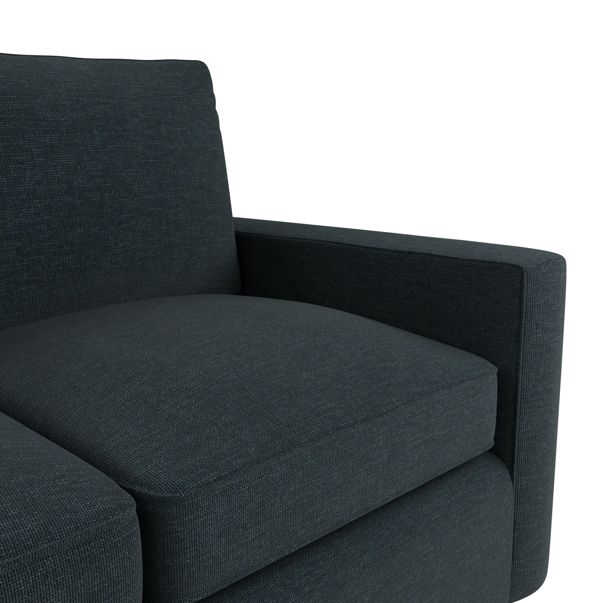 Siesta Elevation Dark Blue Fabric Loveseat