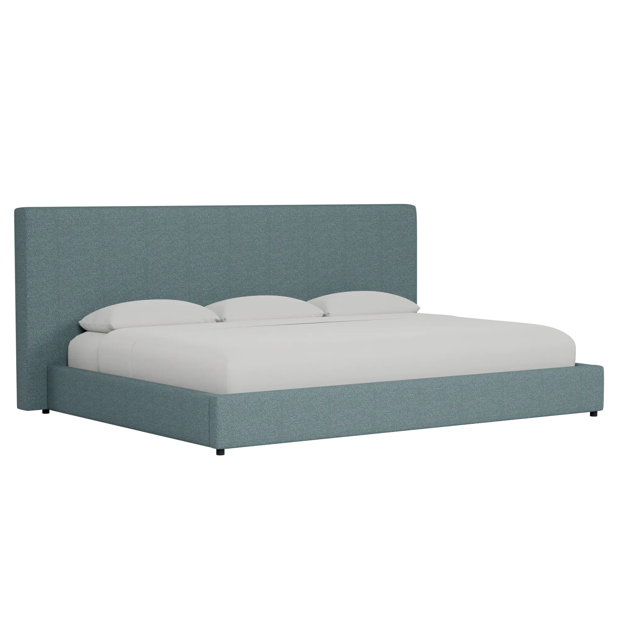 Grayton Sutton Blue 54" Upholstered Platform Bed Grayton Sutton Blue 54" Upholstered Platform Bed