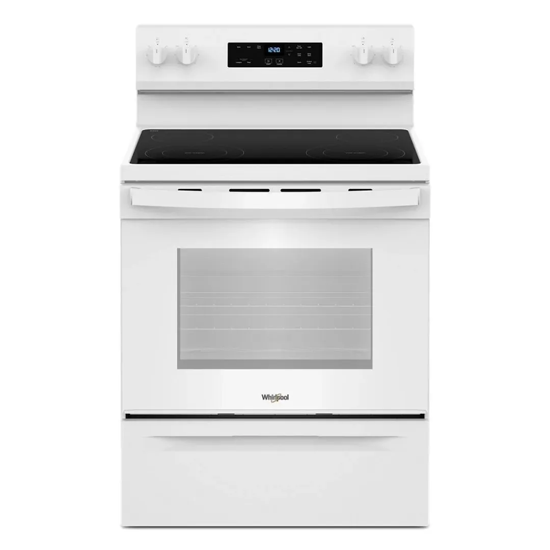 Whirlpool 3030 Series White Electric Range
