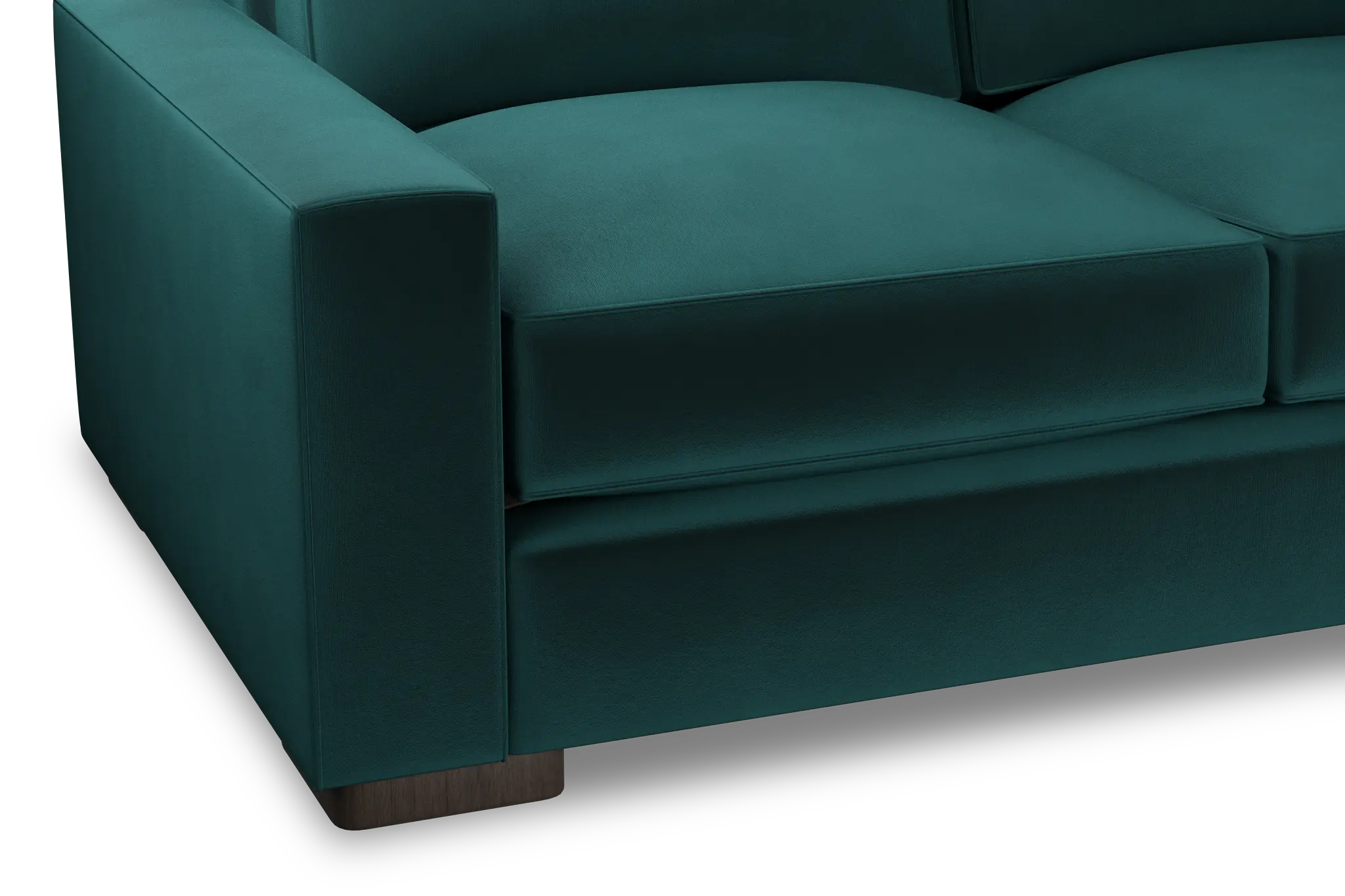 Edgewater Joya Teal Medium Two-arm Sectional Edgewater Joya Teal Medium Two-arm Sectional