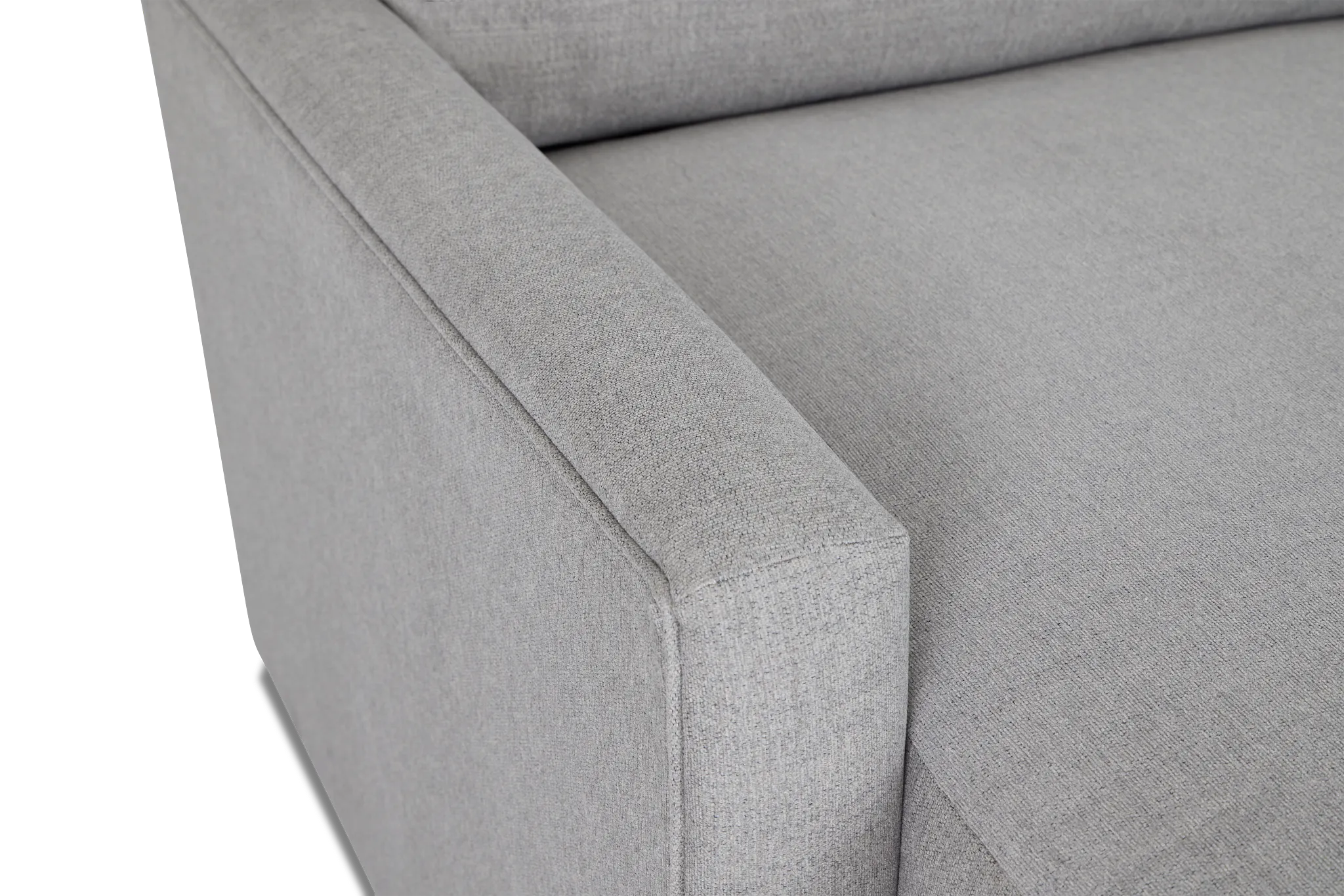 Noah Gray Fabric Left Chaise Sectional