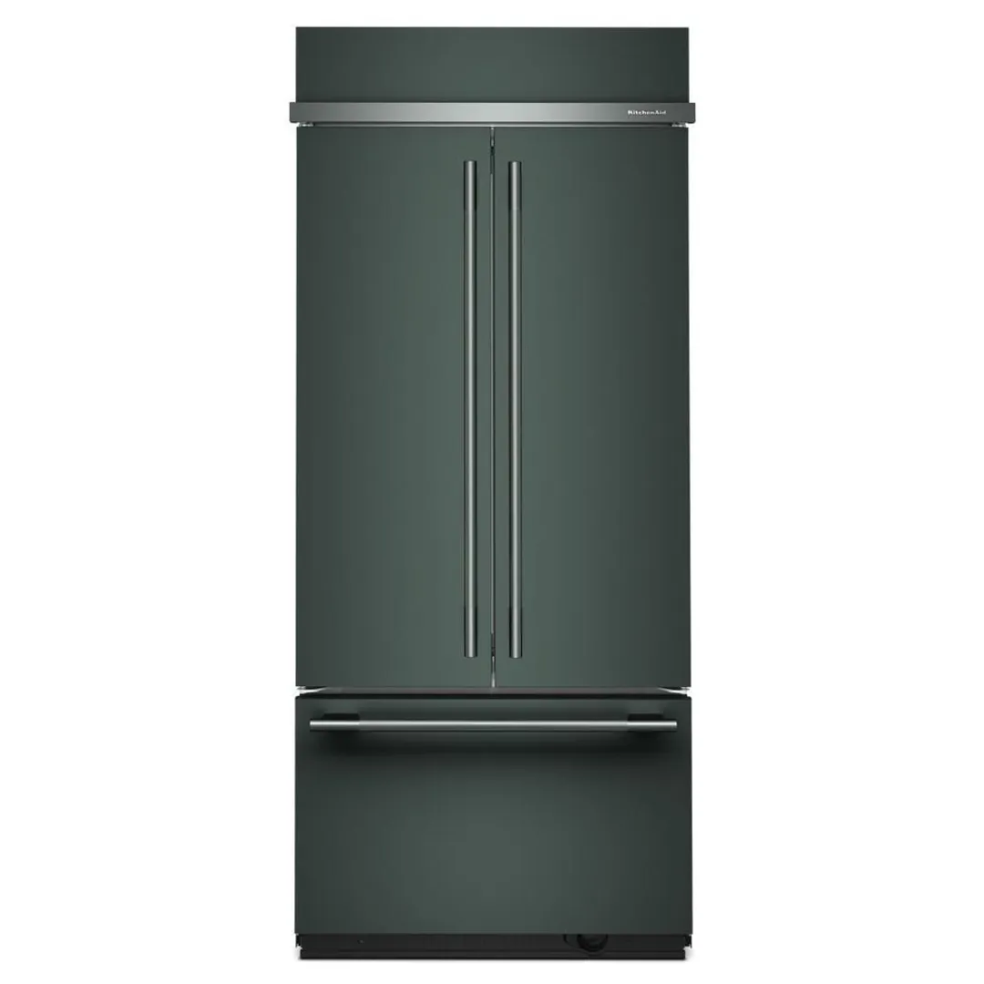 Kitchenaid 536 Series Green 36" Built In French Door Refrigerator