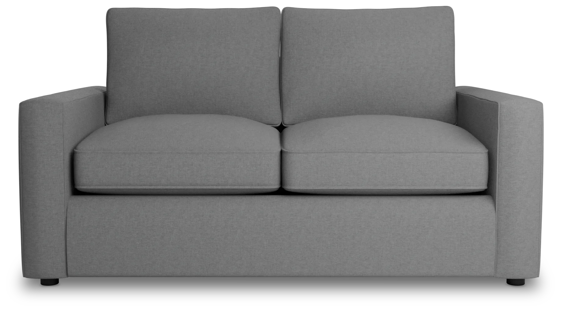 Siesta Suave Gray Fabric Loveseat