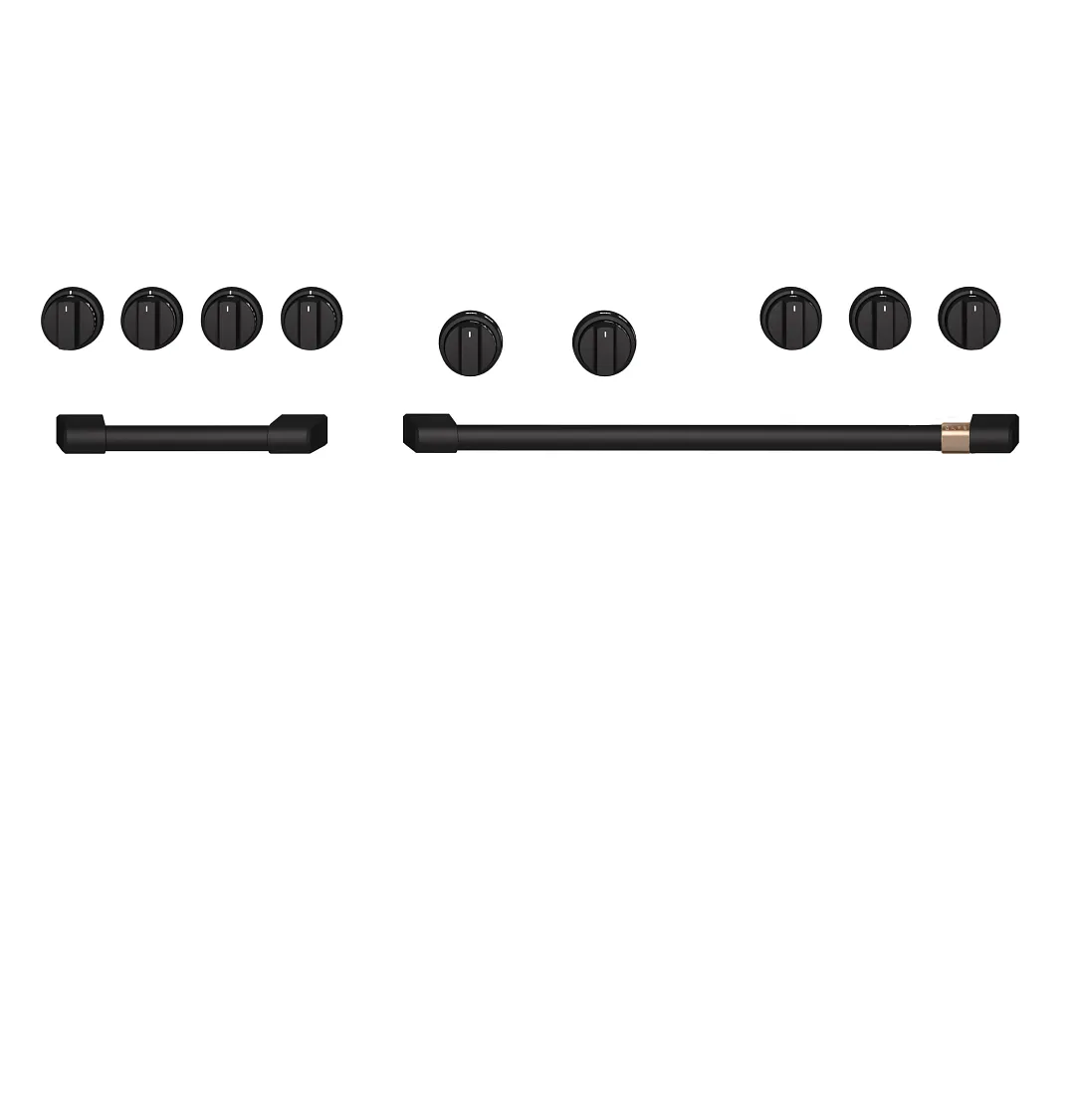 Cafe Handle Flat Black 48" Range Handle