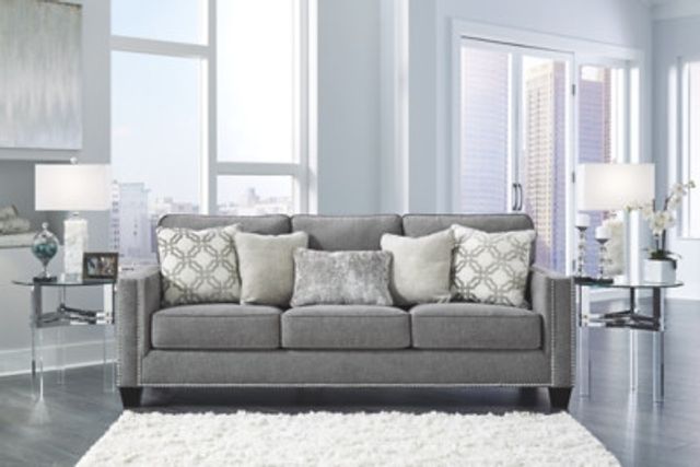 Barrali Gray Micro Sofa (2)