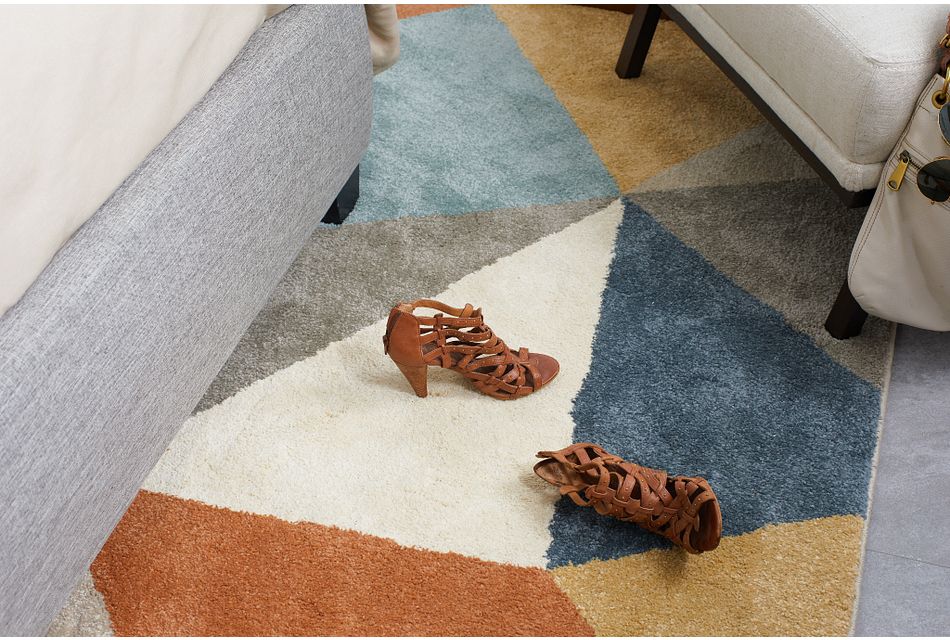 Carson Multicolored 7x10 Area Rug Home Accents Rugs City