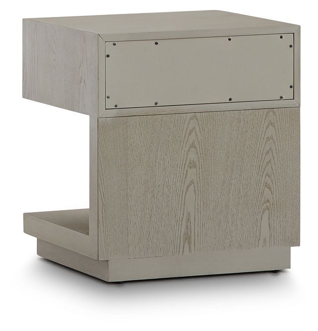 Destination Light Tone Drawer Nightstand