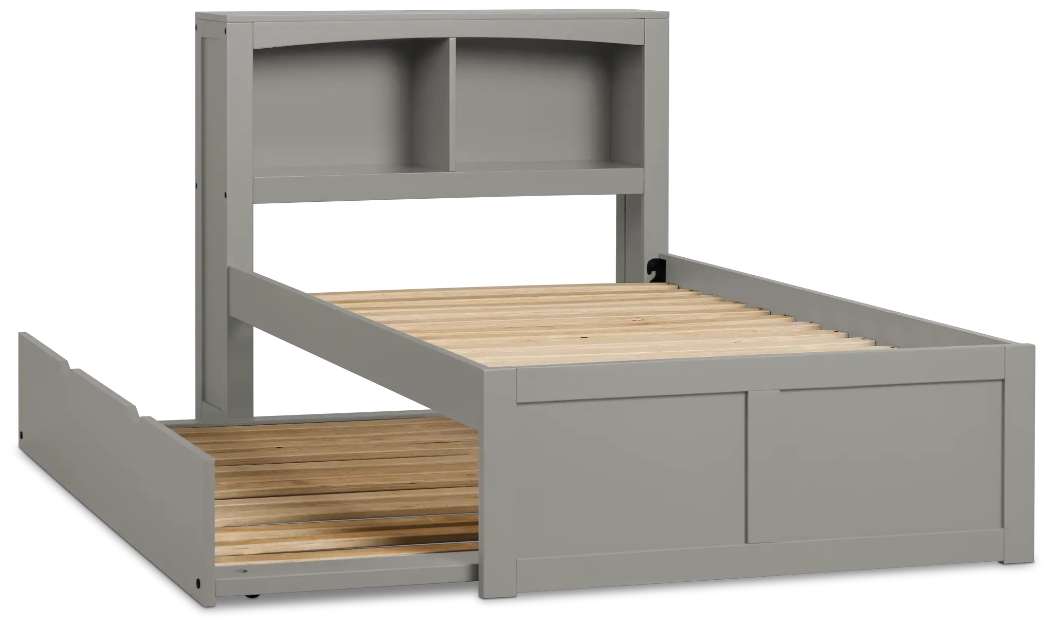 Charleston Gray Bookcase Trundle Bed Charleston Gray Bookcase Trundle Bed