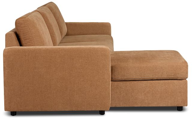 Addie Brown Fabric Left Chaise Storage Sectional