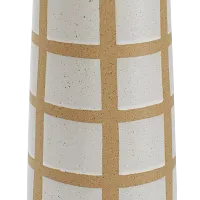 Makara Light Beige Tall Vase