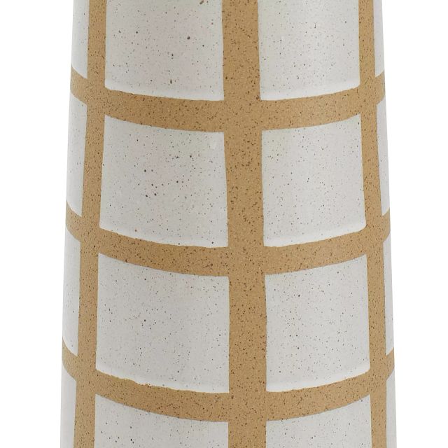 Makara Light Beige Tall Vase