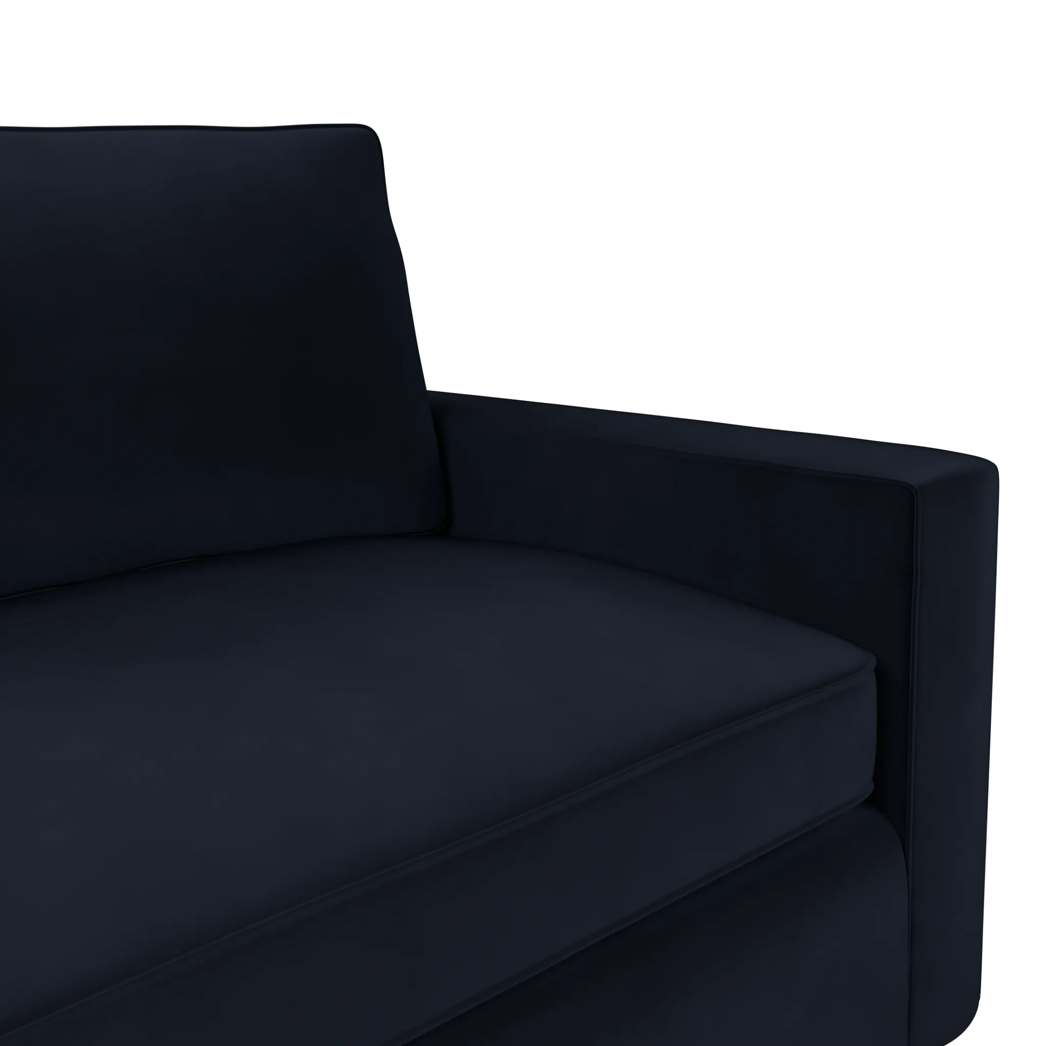 Siesta Joya Dark Blue Fabric Memory Foam Sleeper