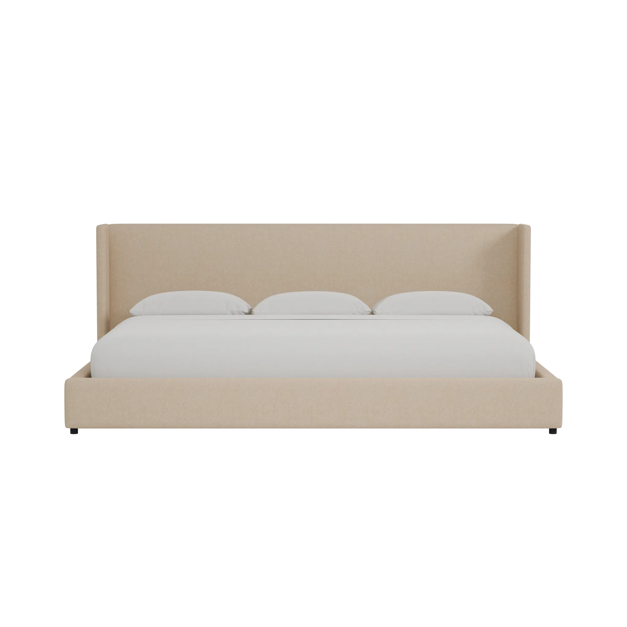 Captiva Elite Light Taupe 48" Upholstered Shelter Bed