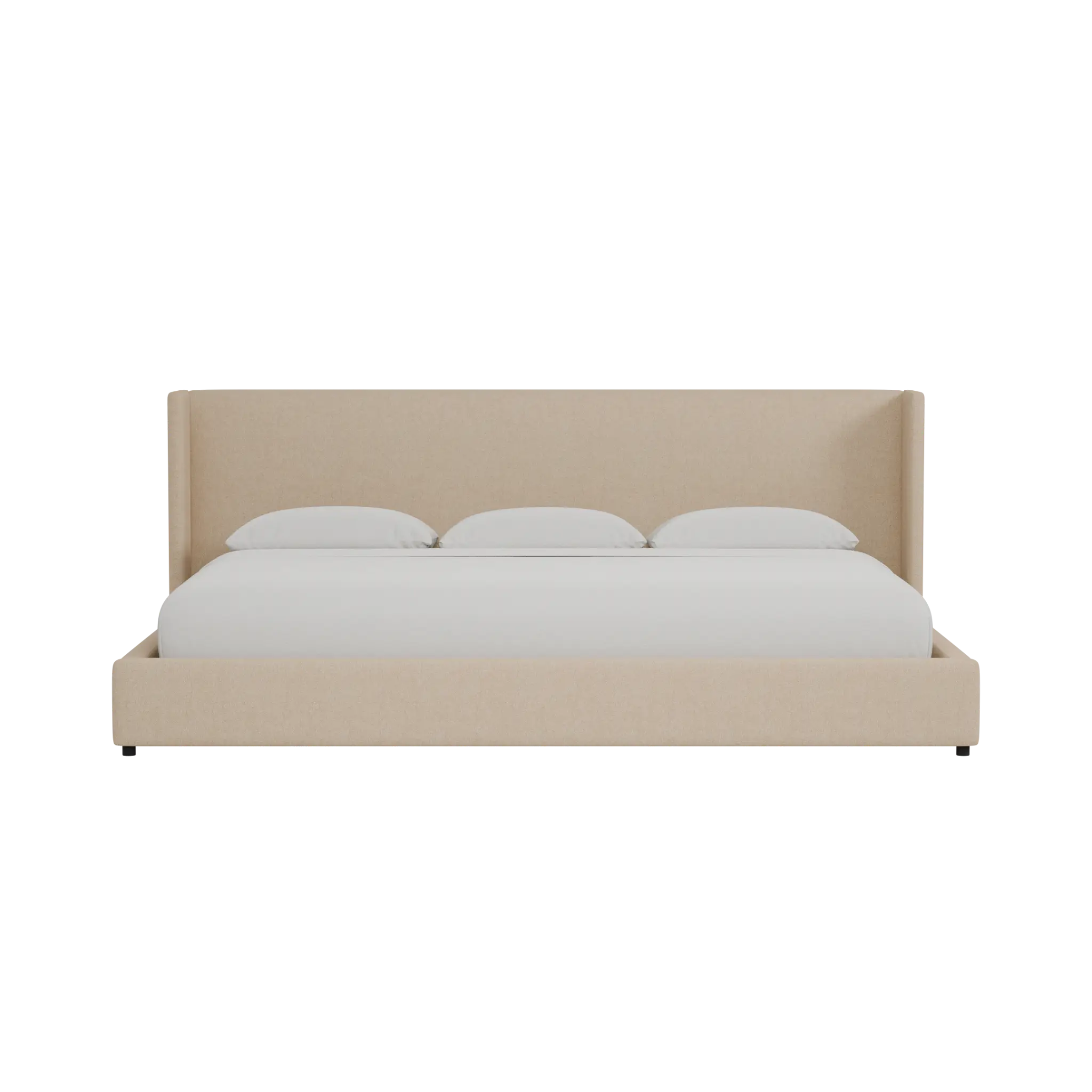 Captiva Elite Light Taupe 48" Upholstered Shelter Bed Captiva Elite Light Taupe 48" Upholstered Shelter Bed