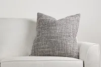 Sutt Gray 24" Accent Pillow