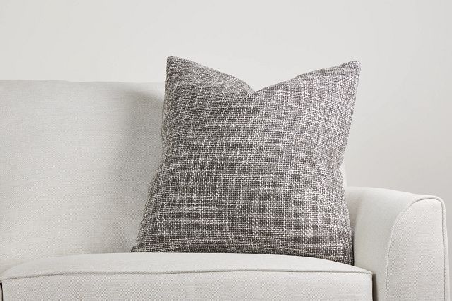 Sutton Gray 24" Accent Pillow