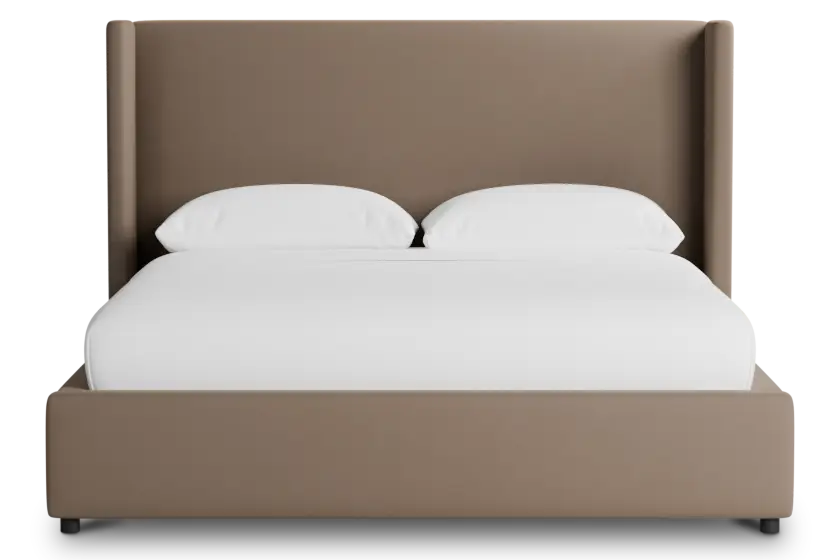 Captiva Joya Beige 48" Upholstered Shelter Bed Captiva Joya Beige 48" Upholstered Shelter Bed