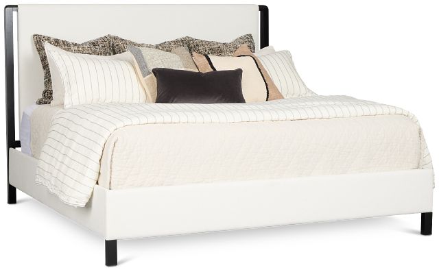 Highland Black Uph Panel Bed