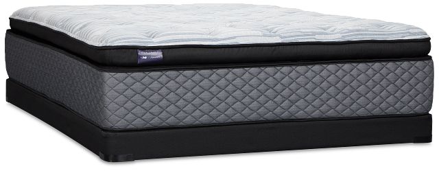 Kevin Charles By Sealy Signature Ultra Plush Low-profile Mattress Set