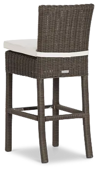 Canyon Gray White Woven 30" Barstool