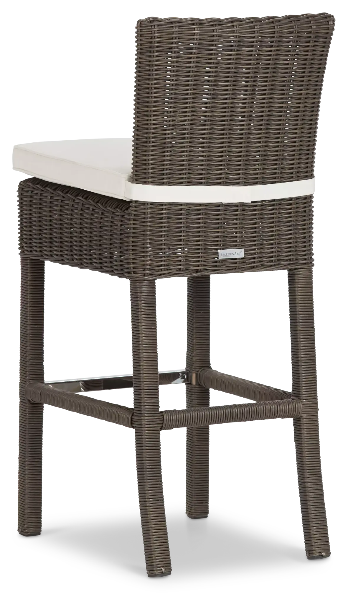 Canyon Gray White Woven 30" Barstool Canyon Gray White Woven 30" Barstool