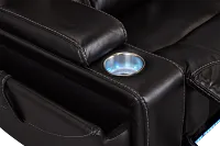 Meta Black Micro Power Recliner