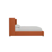 Captiva Elite Medium Brown 48" Upholstered Shelter Bed