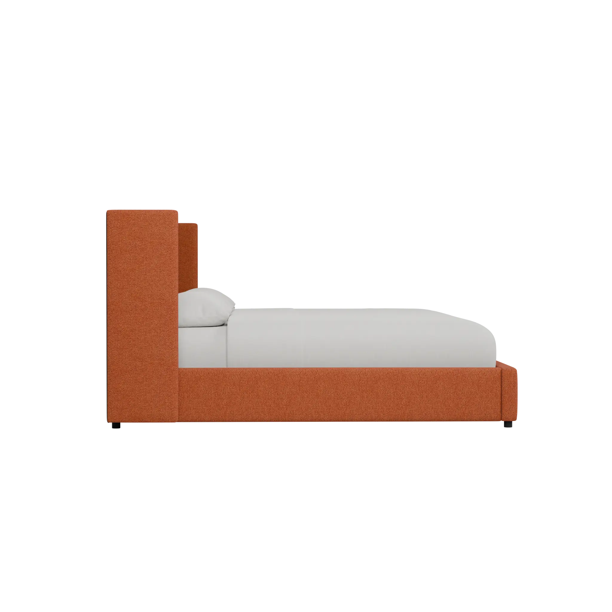 Captiva Elite Medium Brown 48" Upholstered Shelter Bed Captiva Elite Medium Brown 48" Upholstered Shelter Bed