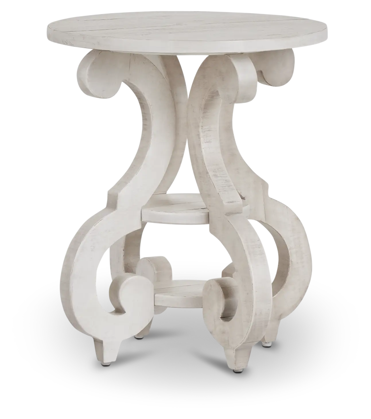 Sonoma Ivory Round End Table Sonoma Ivory Round End Table