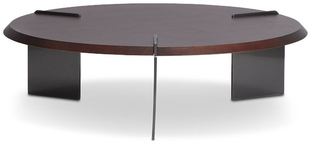 Atticus Dark Tone Round Coffee Table